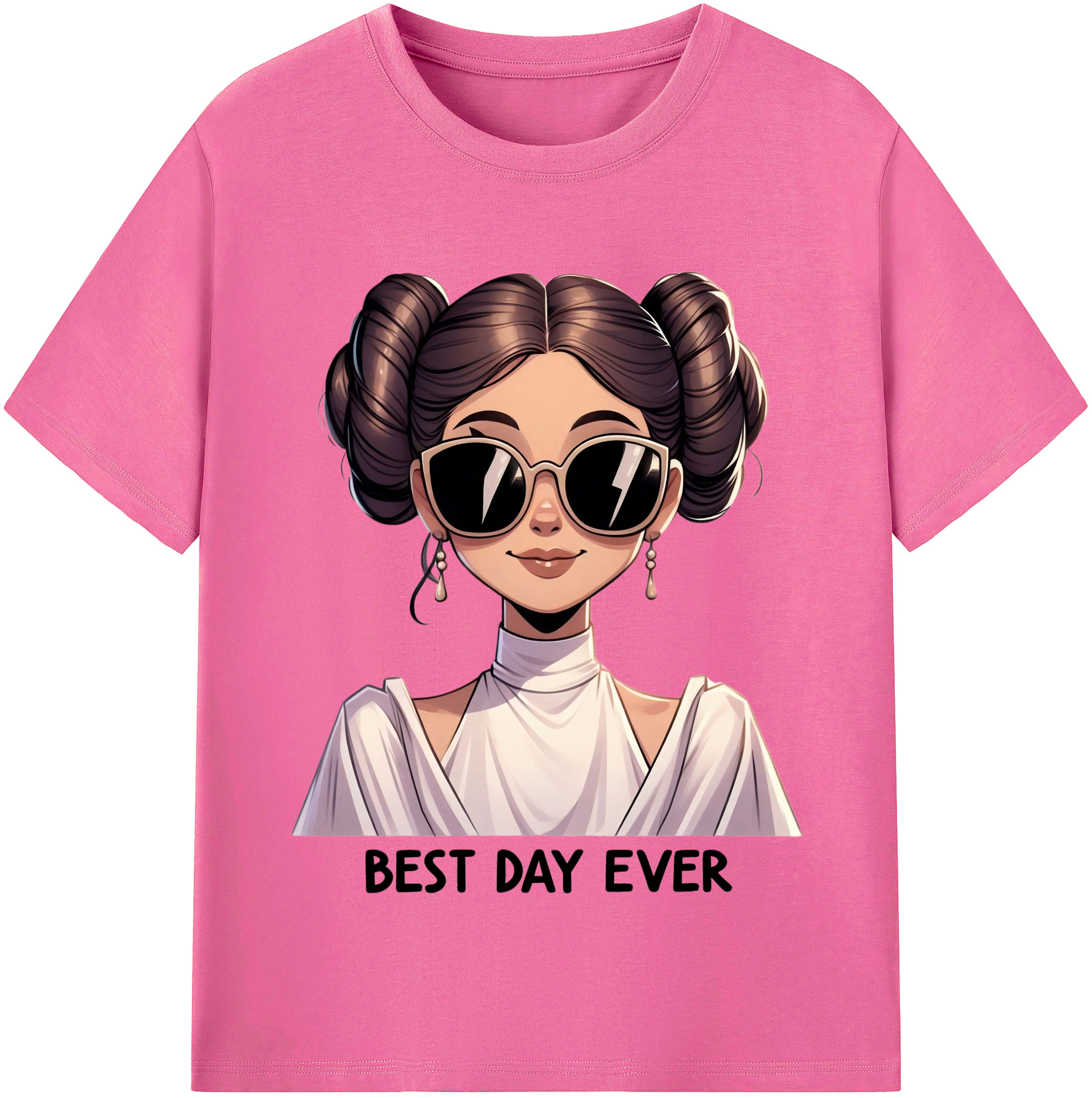 （画像用） スター・ウォーズ Star Wars レディースカジュアルプリントTシャツ（綿100％）